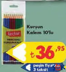 LECTOR KURŞUN KALEM 10'LU indirimli fiyat LECTOR KURŞUN KALEM 10'LU fiyat ve kampanya bilgisi